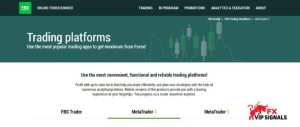Fbs Metatrader 4
